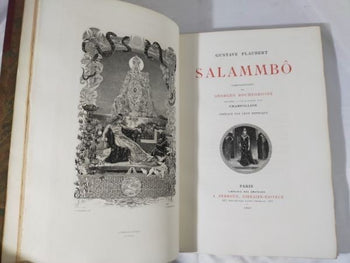 1900 Salammbo Flaubert, Rochegrosse Etchings, 2 Vol, Ferroud Limited 600