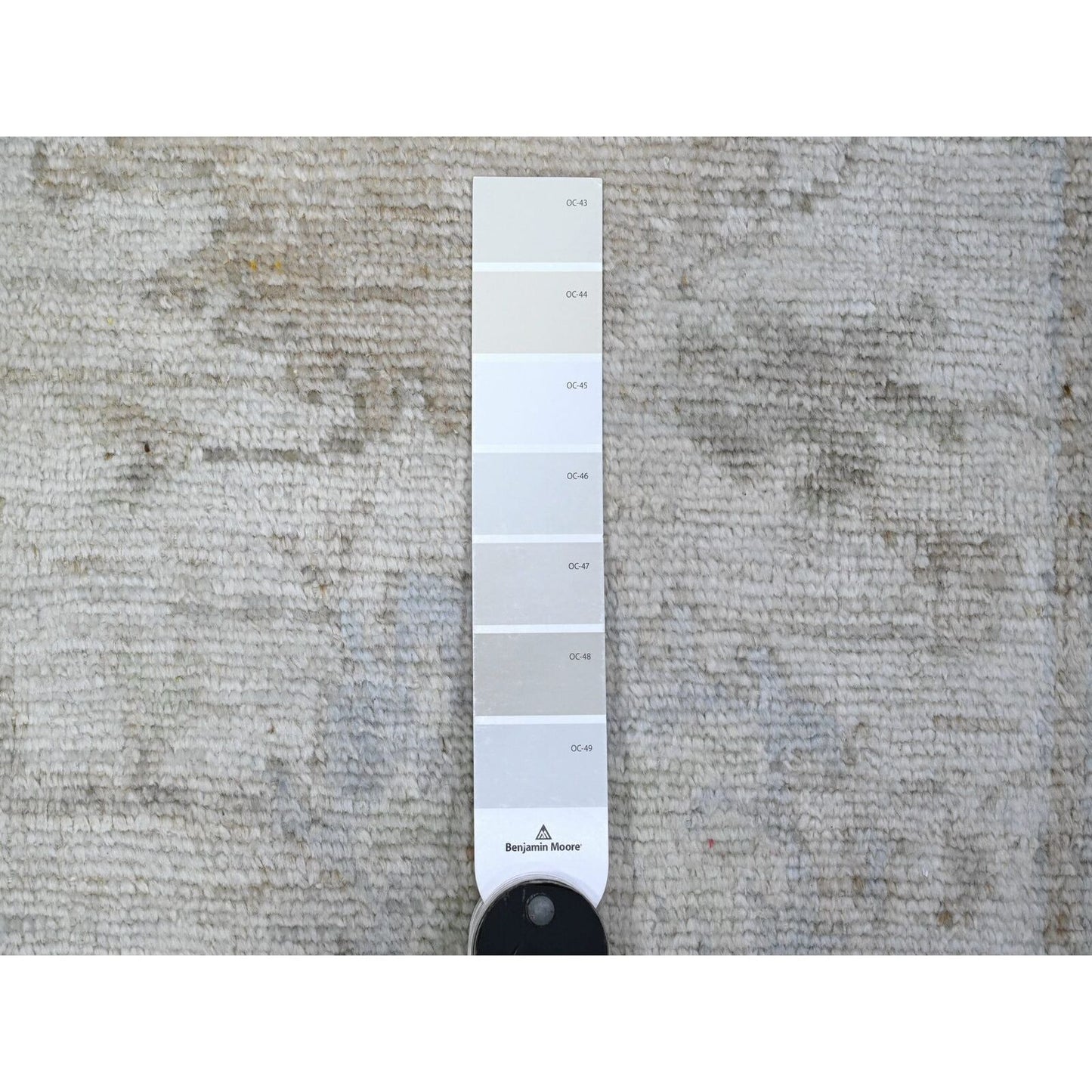 2'10"X16' Silver Gray Angora Oushak Oversized Oriental Runner Rug