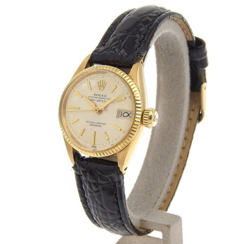 Rolex Oyster Perpetual 6517 Case Size 30Mm X 24Mm Ladies Used Watch #61316