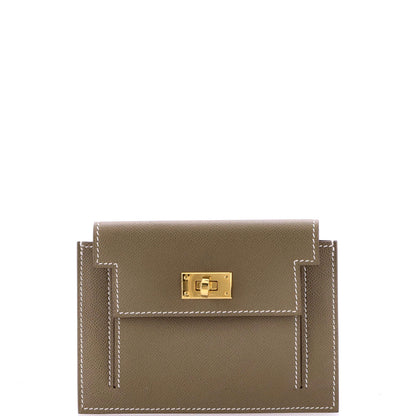 Hermes Kelly Pocket Compact Wallet Epsom