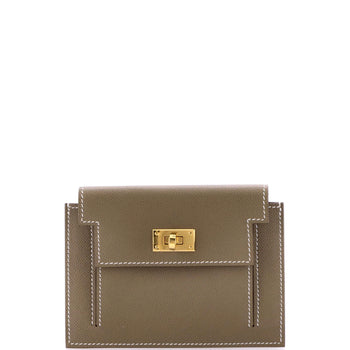 Hermes Kelly Pocket Compact Wallet Epsom