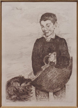 Edouard Manet 1862 Original Etching - The Urchin