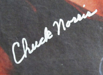 Chuck Norris Autographed Movie Poster 27X38 