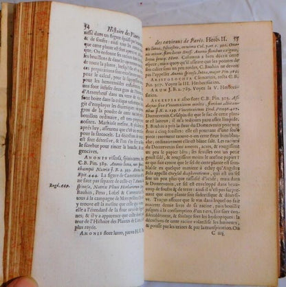 Histoire Des Plantes Qui Naissent Aux Environs De Paris - 1St Edition, 1698