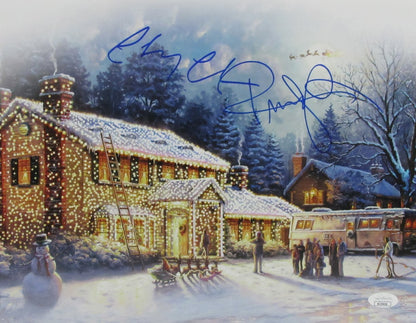 Chevy Chase/Randy Quaid Autographed 11X14 Photo