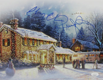 Chevy Chase/Randy Quaid Autographed 11X14 Photo
