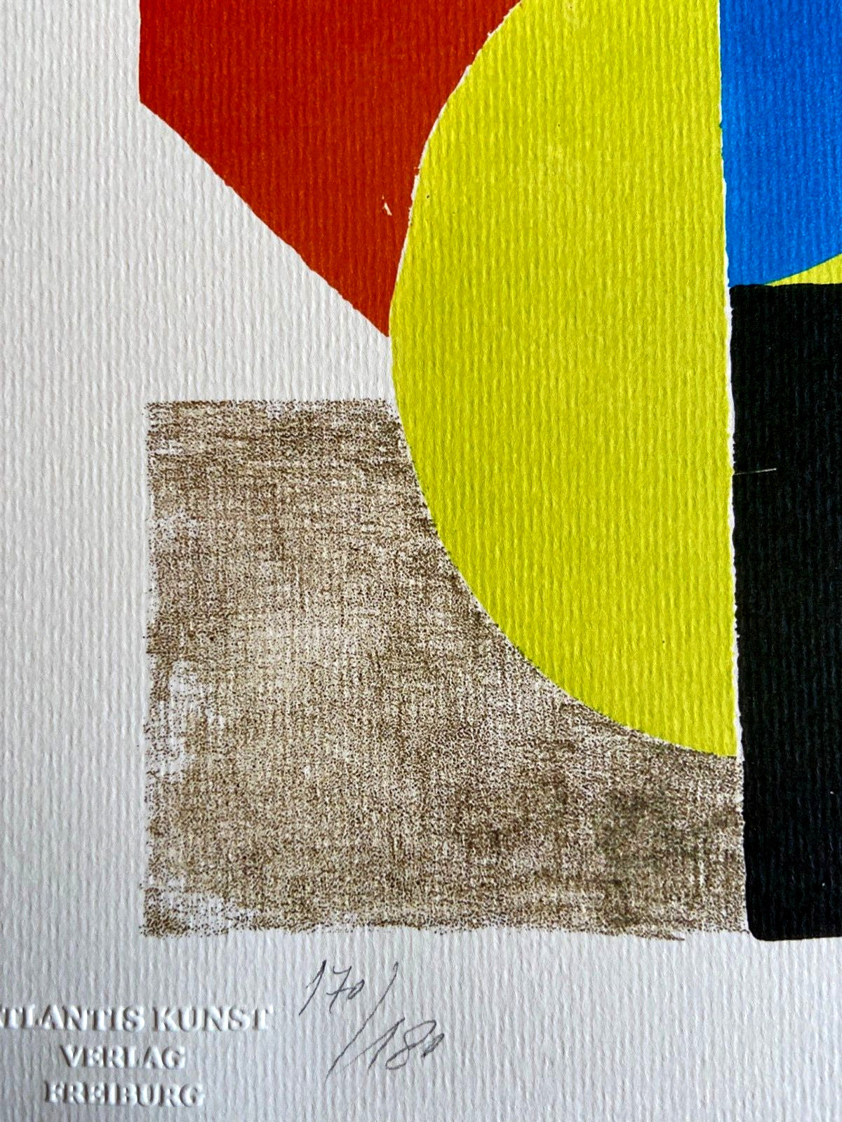 Sonia Delaunay Lithograph Coa Signed Op Numbered Crayon