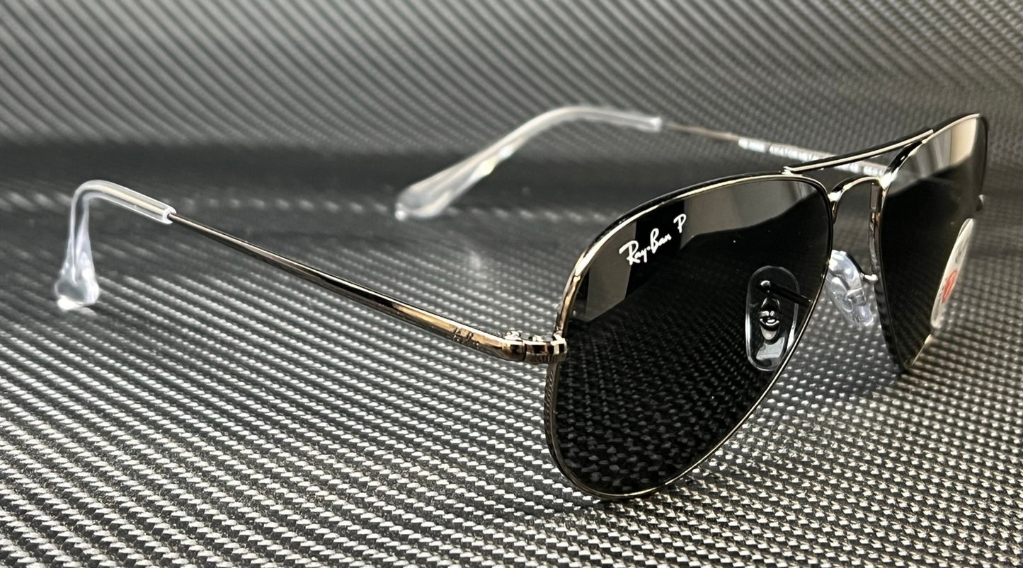 Ray Ban Rb3689 004 48 Gunmetal Aviator 58 Mm