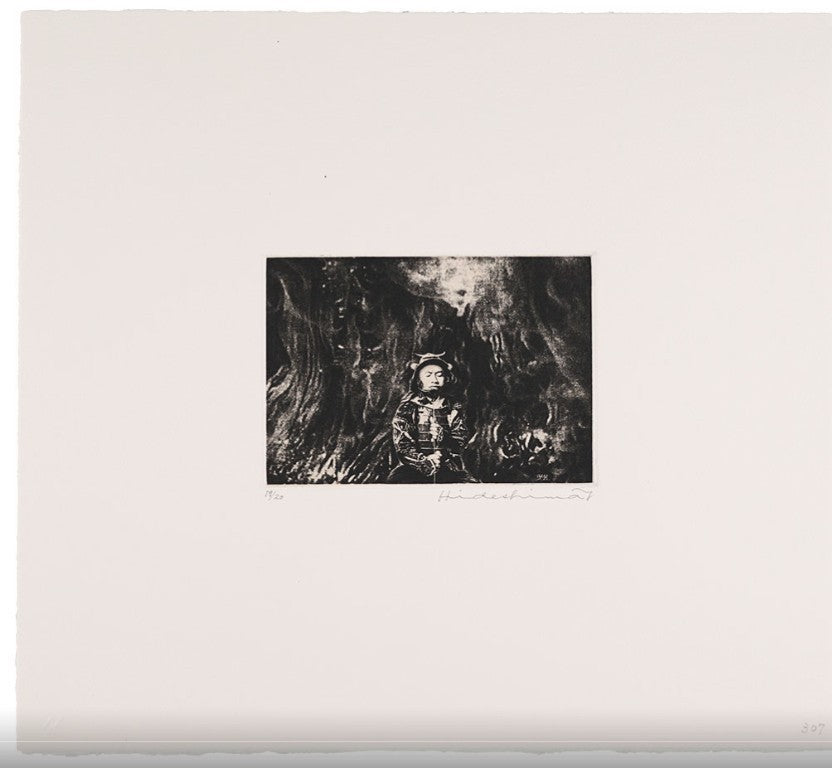 2001 Yukio Hideshima Japan Copperplate etching Spring Castle Martyrdom 12 prints