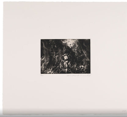 2001 Yukio Hideshima Japan Copperplate etching Spring Castle Martyrdom 12 prints