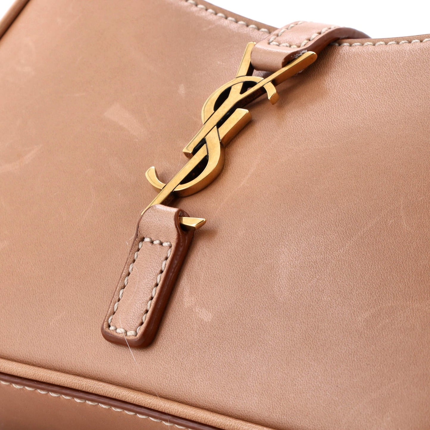 Saint Laurent Le 5 A 7 Hobo Leather Mini