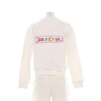 Hermes Women'S Chevaloscope Crewneck Sweater Embroidered Cotton