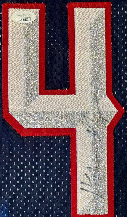 Hakeem Olajuwon Autographed Rockets Authentic Champion Jersey (Jsa)