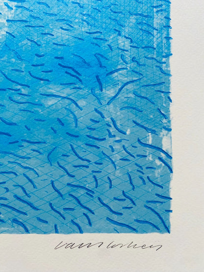 David Hockney Lithograph Coa Signed Numbered Limited 180