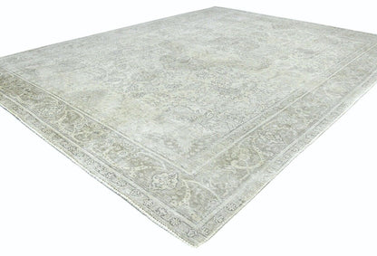 Handmade Antique Distressed Oriental Rug Muted