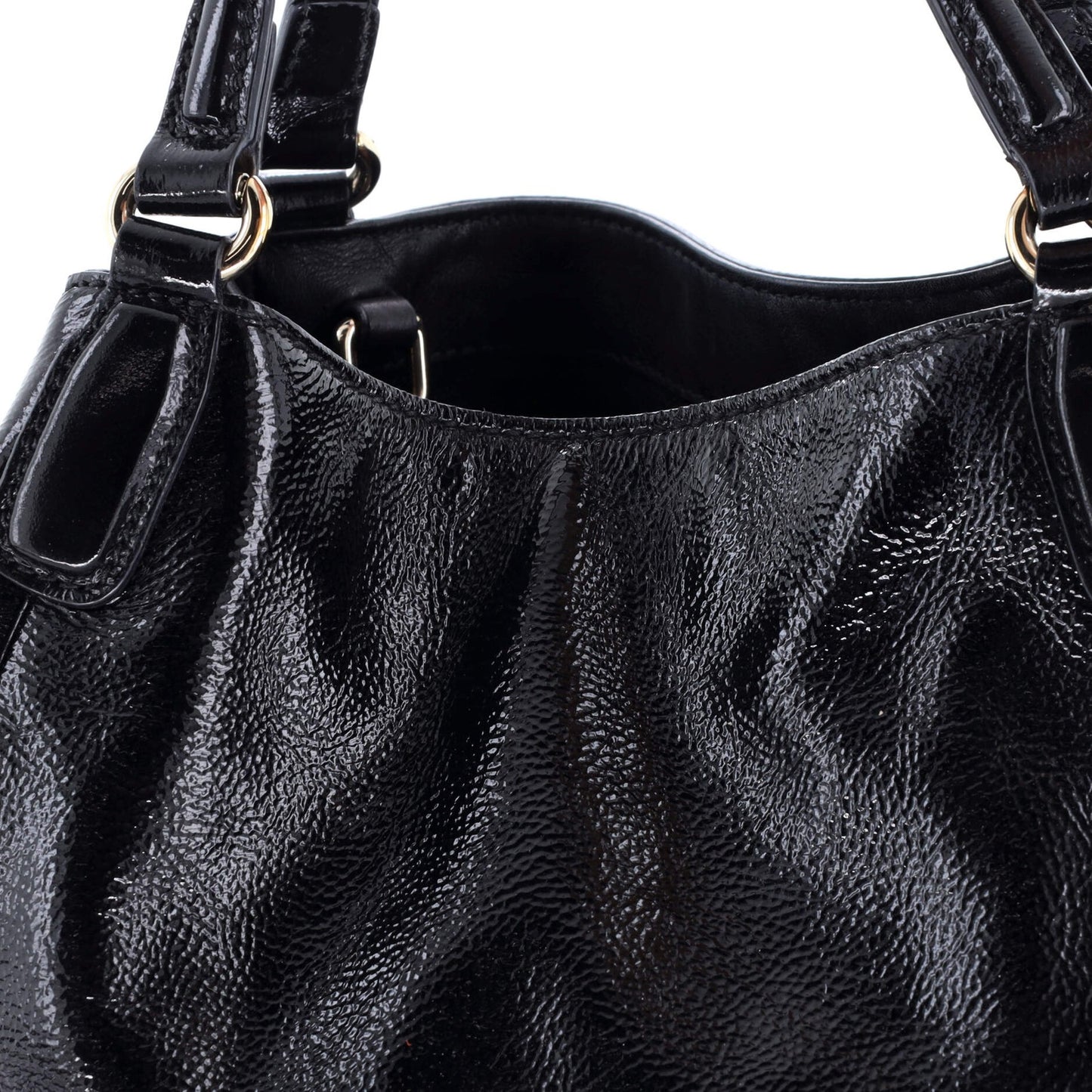 Gucci Soho Convertible Shoulder Bag Patent Small