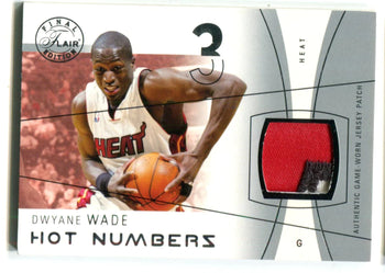 Dwyane Wade 2003 Fleer Final Edition Hot Numbers #Hndw Patch Card /42