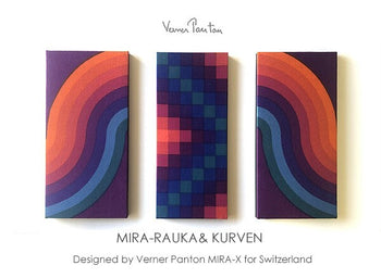 Verner Panton Set Of 3 Mira-Rauka Kurven Multi