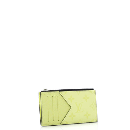 Louis Vuitton Coin Card Holder Monogram Taigarama