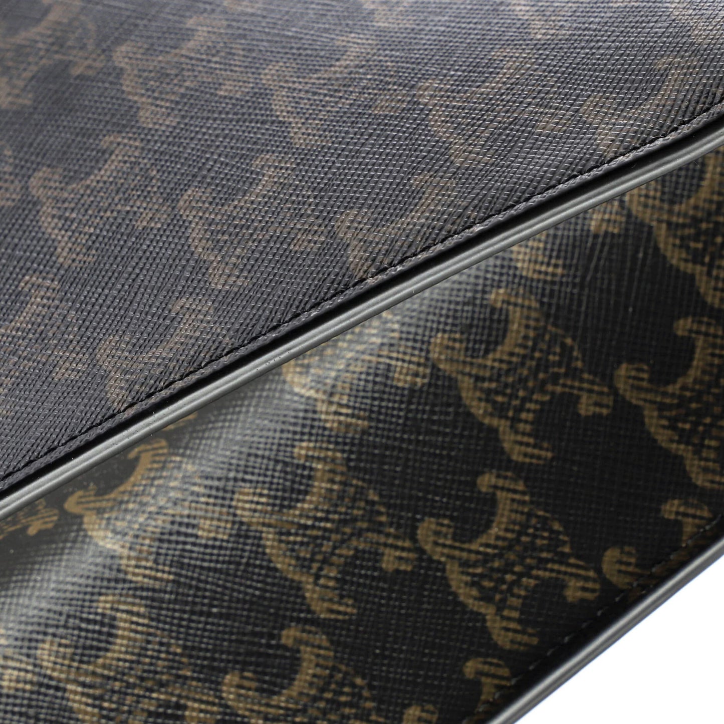 Celine Horizontal Logo Cabas Tote Triomphe Coated Canvas