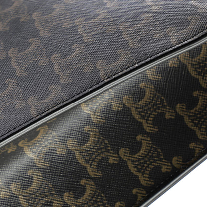 Celine Horizontal Logo Cabas Tote Triomphe Coated Canvas