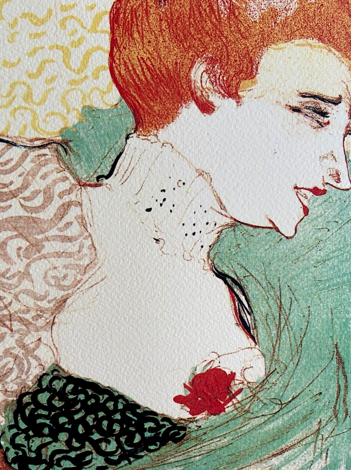 Henri.De Toulouse-Lautrec Original Coa Mourlot Signed Published Rare