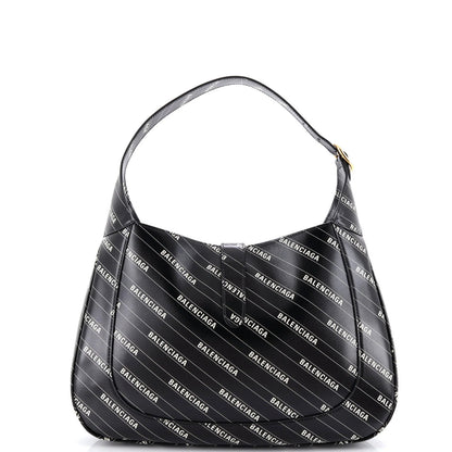 Gucci X Balenciaga The Hacker Project Jackie 1961 Hobo Printed Leather Medium