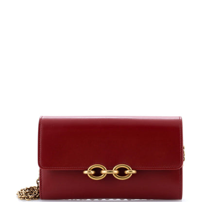 Saint Laurent Le Maillon Chain Wallet Leather