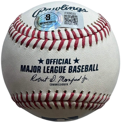 Jackson Holliday Autographed Official Major League Baseball (Beckett)