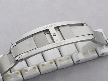 Chanel J12 12P Genuine Diamond Index H1628 White Ceramic