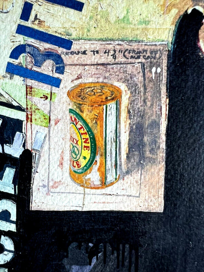 Jasper Johns Lithograph Coa Signed Op Numbered By Hand -180 Exe