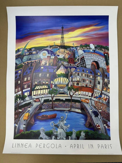 Linnea Pergola Poster "April In Paris"  1994 Art
