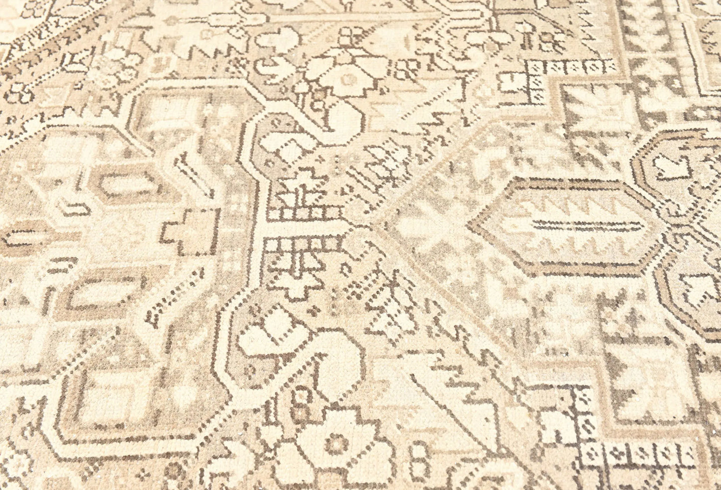 Muted Floral Distressed Design 10X13 ft Vintage Oriental Rug Dining Room Carpet