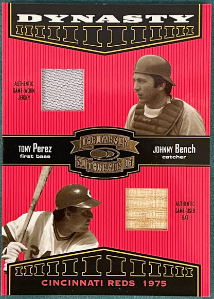 2004 Donruss Throwback Threads Game Used