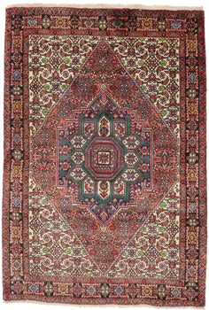 Handmade Wool Bidjar Oriental Rug Rare Vintage