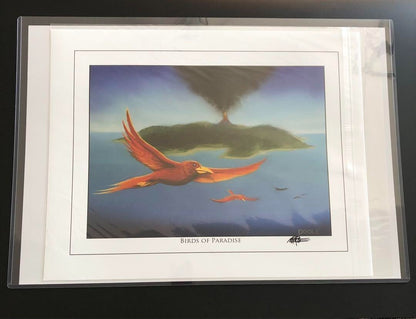 Birds Of Paradise Mtg Mark Poole Magic The Gathering Art Print