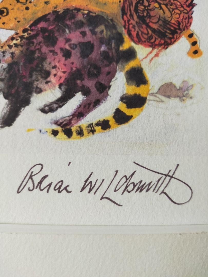 Brian Wildsmith Signed Giclee Print "The Tortoise And The Hare" Childrens Book