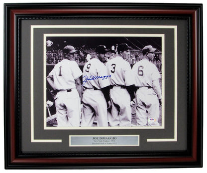 Joe Dimaggio Hof Yankees Signed/Auto 11X14 1936