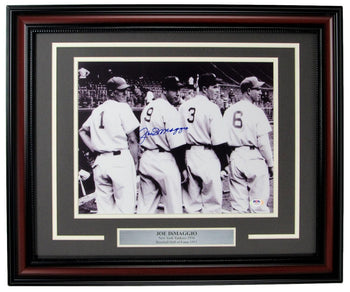 Joe Dimaggio Hof Yankees Signed/Auto 11X14 1936