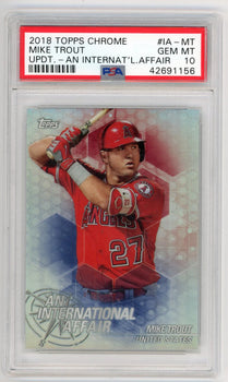 Mike Trout 2018 Topps Chrome An International