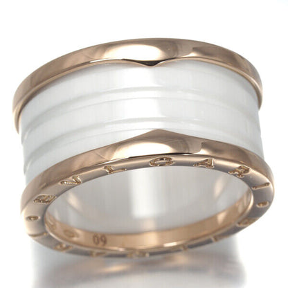 Bvlgari Ring B.Zero1 4-Band Eu60 18K 750 Rose Gold/Ceramic