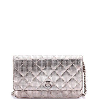 Chanel Wallet On Chain Pixel Effect Quilted Calfskin