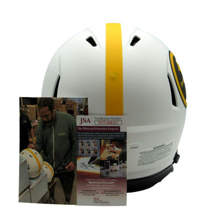 Troy Polamalu Hof Signed Steelers Lunar Full Size