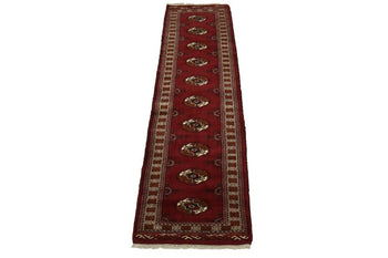 Handmade Tribal Wool Runner Rug Vintage Style