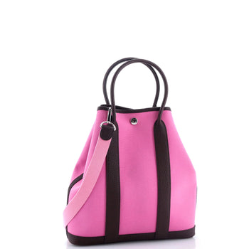 Hermes Garden File Tote Toile And Leather 28