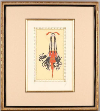 Erte - Scheherazade Original Lithograph Print Signed Numbered Ed300 Framed