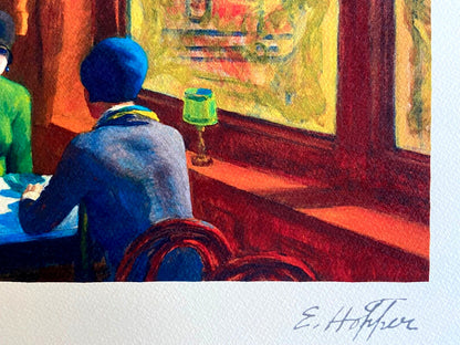 Edward Hopper Lithograph Coa Signed Numbered In Pencil