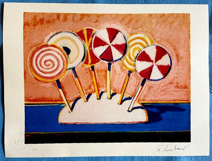 Wayne Thiebaud Lithograph Coa Numbered Signed