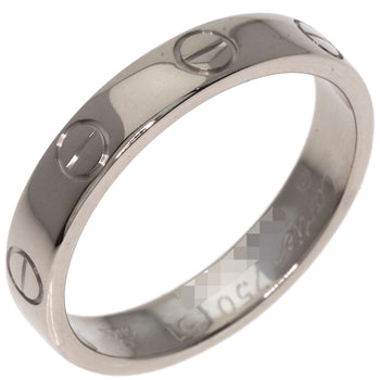 Cartier   Ring Mini Love Ring #51 K18 White Gold
