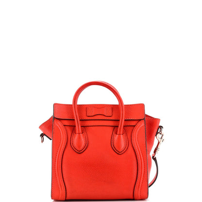 Celine Luggage Bag Grainy Leather Nano